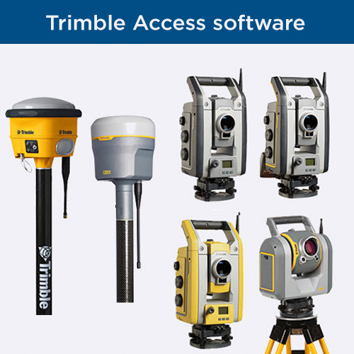 Trimble Access GNSS-modtager Totalstation TA-GENSURV-P