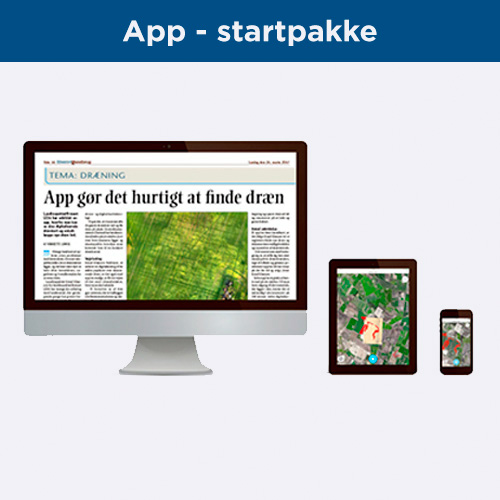 GeoNote app startpakke GEONOTE APP START
